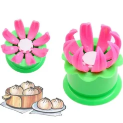 2PCS Manuell Dumpling Form Ångad Fylld Bullform DIY Bakverk Pajform för Kök Matlagningsverktyg