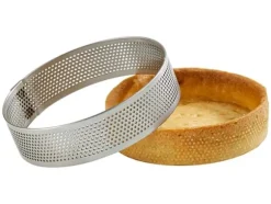 Perforerad pajform med kant 8 cm / 6 delar