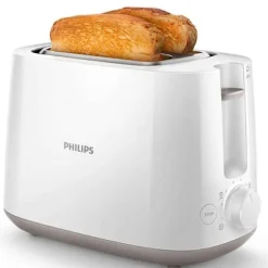 Philips Brödrost HD2581, Vit, 2 Skivor (HD2581/00)
