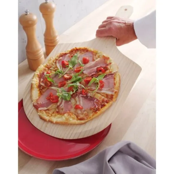Pizzabricka för att ta ut bröd ur ugnen, trä, 305 x 535 x 10 mm - Hendi 617724