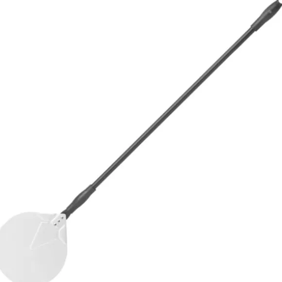 Pizzabricka spade med rörligt handtag, aluminium, rund, diameter. 230 mm lång 1200 mm - Hendi 617151