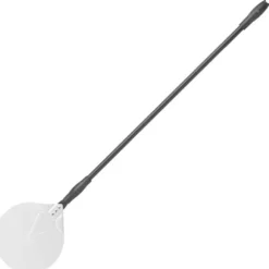Pizzabricka spade med rörligt handtag, aluminium, rund, diameter. 230 mm lång 1200 mm - Hendi 617151