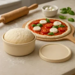 Pizzadegslåda, 6,5x14,5 cm, Blå