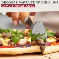 Pizzahjul trähandtag Fackelmann Pizza & Pasta 31117