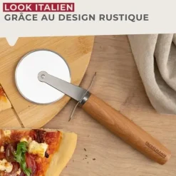 Pizzahjul trähandtag Fackelmann Pizza & Pasta 31117