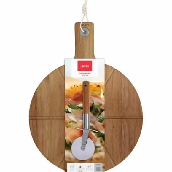 Pizzakniv Livoo Akaciaträ 30 x 45 cm