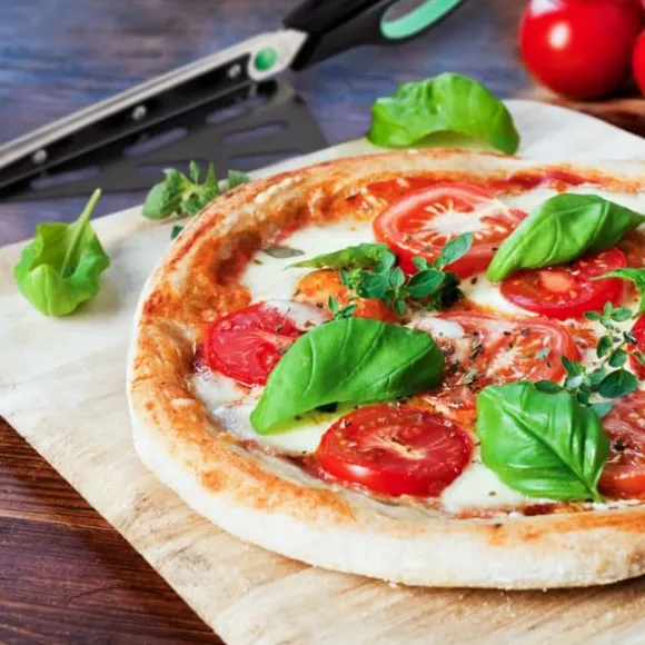 Pizzasax och serverare, 8x8x27 cm