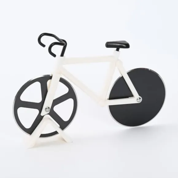 Pizzaskärare / Pizza Slicer Cykel - Vit