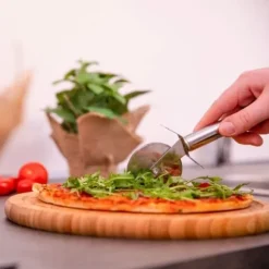 Pizzaskärare i rostfritt stål