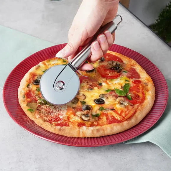 Pizzaskärare i stål 19 cm