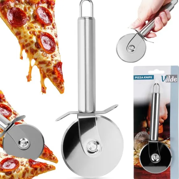 Pizzaskärare i stål 19 cm
