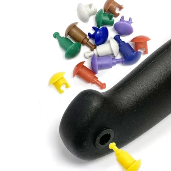 Pizzaskärare med HACCP-klämmor, dia. 100 mm - Hendi 617014