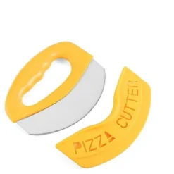 Pizzaskärare med Skyddskåpa - Rostfritt Stål