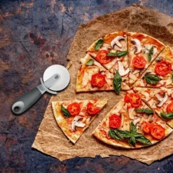 Pizzaskärare set, 18.5x8x4 cm, Silver