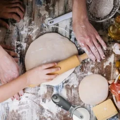 Pizzaskärare set, 18.5x8x4 cm, Silver