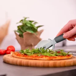 Pizzaskärare set, 18.5x8x4 cm, Silver