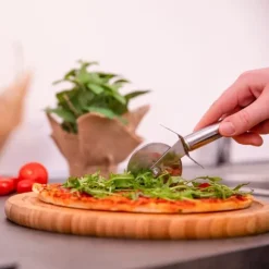 Pizzaskärare set, 19.5x7x2 cm, Silver