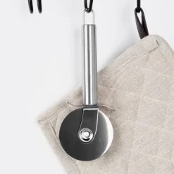 Pizzaskärare Stål Rund Roterande Knurl Slicer