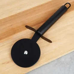 Pizzaskärare Stål Rund Roterande Knurl Slicer