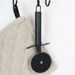 Pizzaskärare Stål Rund Roterande Knurl Slicer