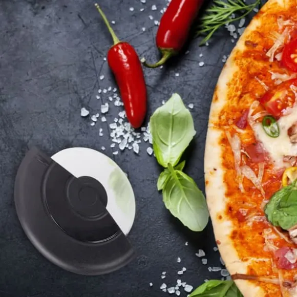 Pizzaskärare, 11.5x13.5x2.8 cm, Silver