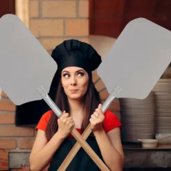 Pizzaspade, 3x30,5x79 cm, Silver