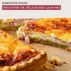 Pizzaställ och tarte flambée i trä 30 cm Fackelmann Wood Edition