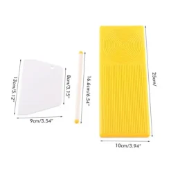 Plast Gnocchi Boards Verktyg för att göra makaroner Pasta och Gnocchi Maker Cutter Kavel manuellt köksredskap