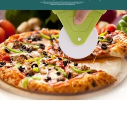 Plast Pizza Hjul Skärare Pizza Skärverktyg Kaka Bröd Skärverktyg Bakverktyg Bakform