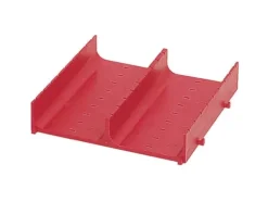 Plast 150x150 3 rader Röd