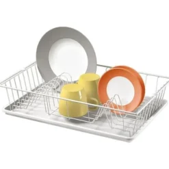 Plastbelagd tråddiskavlopp + Germatex bricka