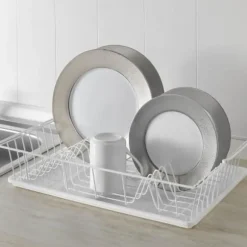 Plastbelagd tråddiskavlopp + Germatex bricka