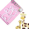 Plastformar för sockerpasta Giraff 2 st. formar