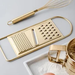 Platt rivjärn ostriv i rostfritt stål