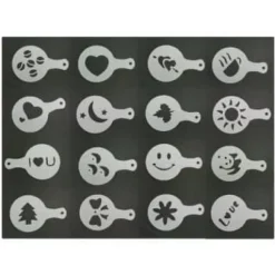 Pochoarer - Deco Hem - Paket med 16 - Plast - Nutida - Design