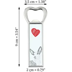 Podenco från Ibiza, Podenco Ibicenco - flasköppnare med en hund, personlig kylöppnare, unik present till en man från Art-Dog