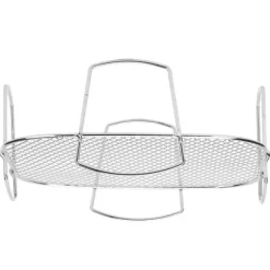 Pommes frites i rostfritt stål Anti Fall Ugn Kylställ Hållare Hylla för Hem Kök Grill