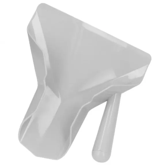 Pommes frites spade Livsmedelsklassad hushållshalkfri höger handtag pommes frites spatel Pommes frites Bagger Skopa Köksredskap