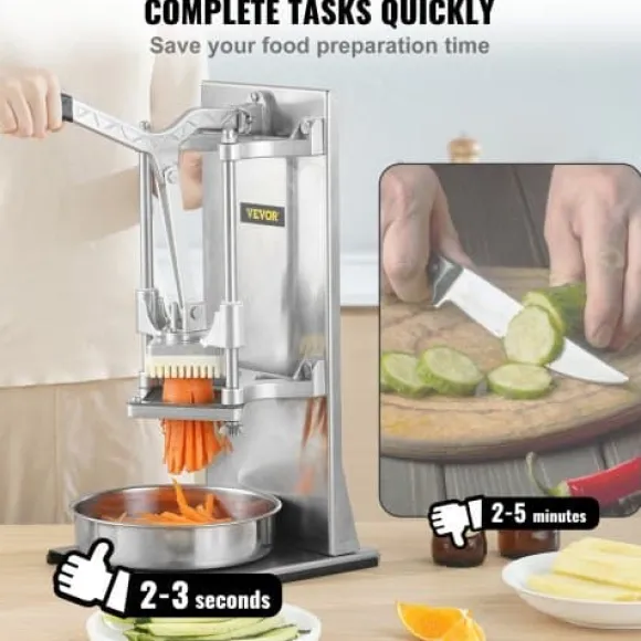 Pommesfritesskärare, 0,64x0,95 cm, Silver, Rostfritt stål