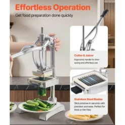 Pommesfritesskärare, 230x220x430 mm, Rostfritt stål