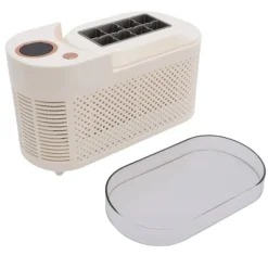 Portabel isbitsmaskin - Bordsmodell - 8 isbitar per omgång - 120 W - Kompakt design - Enkel att använda - EU-version - Svart