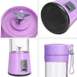 Portabel USB Juice Mixer (380ml) - Lila