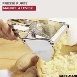 Potatispress - Fackelmann - 45450 - Rostfritt stål - Lätt att använda - 29 x 10 x 8,5 cm