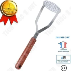 Potatispress - TEKNIK-RABATT - Manuell - Rostfritt Stål SUS304 - Uniformt Nät - Diskmaskinskompatibel