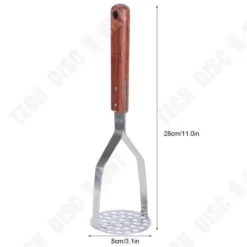 Potatispress - TEKNIK-RABATT - Manuell - Rostfritt Stål SUS304 - Uniformt Nät - Diskmaskinskompatibel