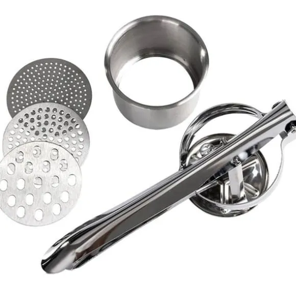 Potatispress med 3 presskivor