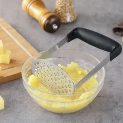 Potatispress Potatismos Rostfritt Stål Kökstillbehör Grönsakspress Kökspryl