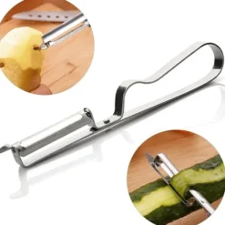 Potatisskalare/Grönsaksskalare med Praktisk Spets Rostfritt Stål