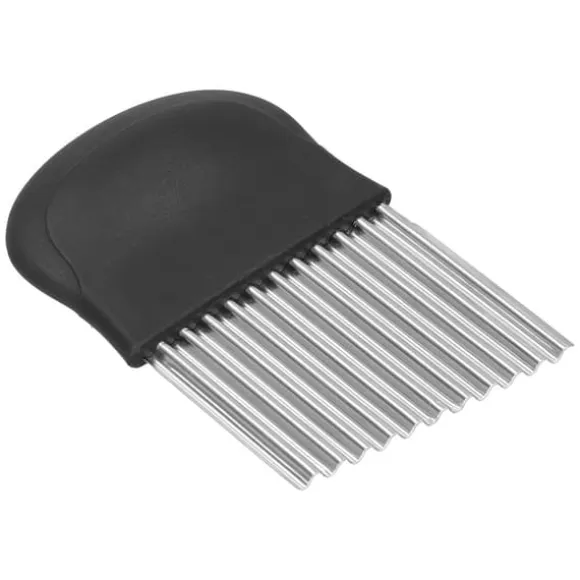 Potatisskärare med handtag - köksredskap för vågig pommes fritesskärning