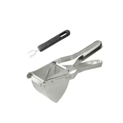 Potatisstöt med dubbel spak och 3-stiftsgaffel - FACKELMANN - För potatis